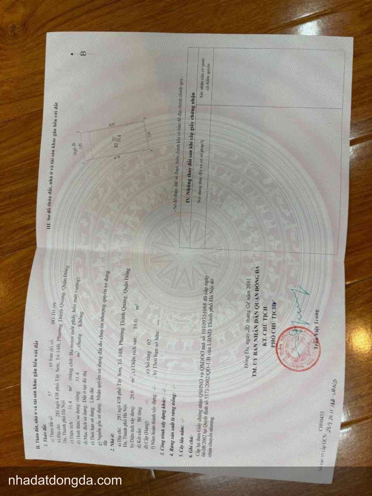 Nhà Thịnh Quang, Đống Đa (khu trung tâm), 9.3 tỷ